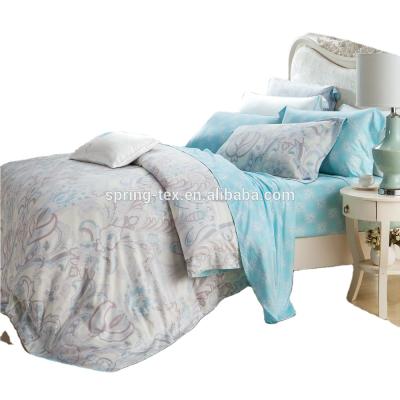 China Super Luxury Silky Soft 100% Twill 80s Lyocell Tencel Bedding Set in Solid Color and Printed for sale