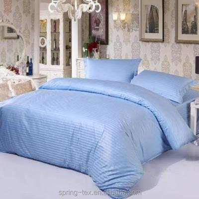 China 0.5-3 cm Strap 40*40 102*80 Cotton 40*40 102*80 Nondisposable 100% Professional Five Star Hotel Bed Linen Set Industry Industry for sale