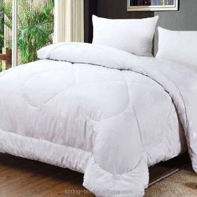 China Soild Single/Printed Microfiber 100% Single/Queen/King White Quilted Bed Linen Comforter Set For Hotel /home/school for sale