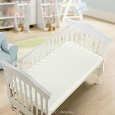 China 100% Waterproof Terry Toddler Crib Mattress Protector Allergen Proof Baby Urine Cotton Anti-bacteria 220GSM Topper for sale