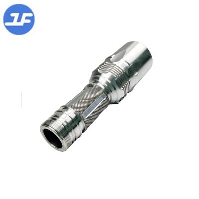 China Machining Aluminum 6061 LED Light CNC Tube Flashlights Enclosure for sale