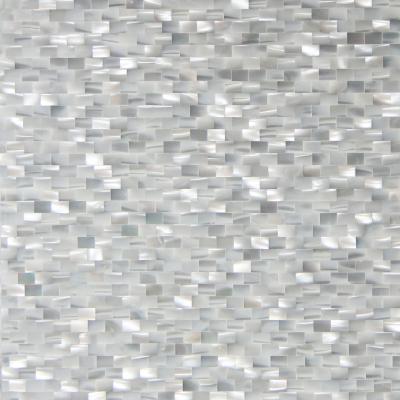 China Natural Sea shell Wall Covering Trochus Shell Decorating Wall Panel Square Piece 6x9mm for sale