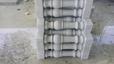 China Handrails Guangxi White Marble Balustrade China Carrara Marble Corridor Railing Rails for sale