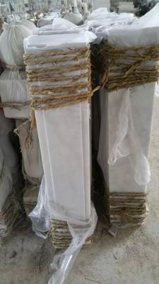 China Stone Bridge Guangxi White Marble Palisade China Carrara Marble Pillars Garden Boulders for sale