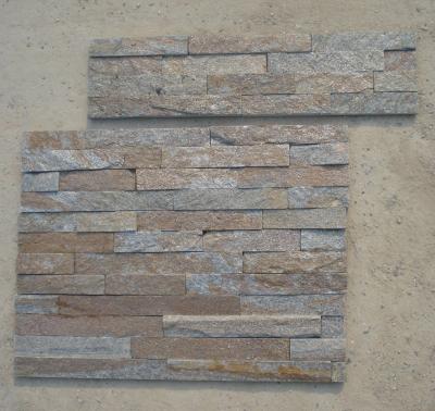 China Rustic Quartzite Z Stone Panel Natural Stone Cladding Quartzite Stone Veneer Fireplace Stacked Stone for sale