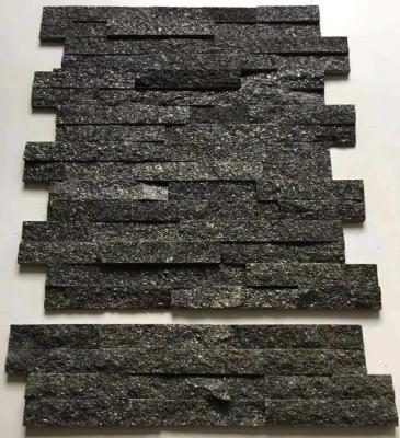 China China Black Galaxy Granite Zclad Stacked Stone,Granite Culture Stone,Black Galaxy Stone Cladding,Thin Stone Veneer for sale