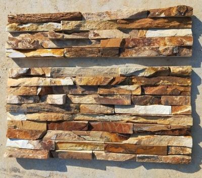 China Multicolor Limestone Stacked Stone,Rusty Limestone Cladding Stone,China Limestone Culture Stone,Natural Stone Panels for sale