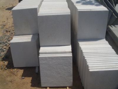 China Chinese White Quartzite Pool Coping Stone,Flamed Face White Quartzite Tiles,White Stone Tiles for Pool Floor for sale