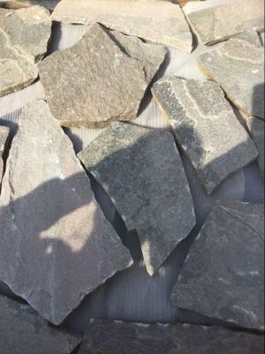 China Pink Quartzite Random Flagstone,Irregular Flagstone Wall Cladding,Crazy Random Stone,Flagstone Walkway for sale