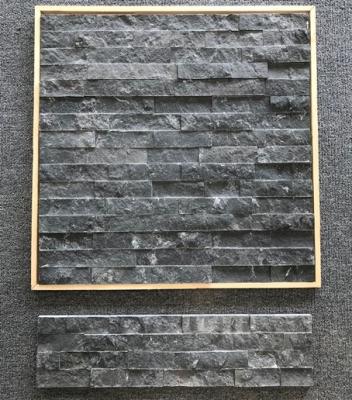 China Blue Limestone Stacked Stone,Ledger Panels,Thin Stone Veneer,Black Zclad Stone Panels for sale