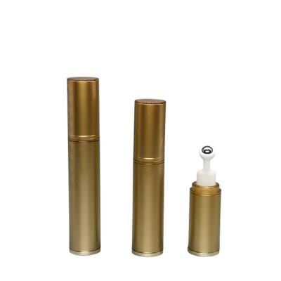 China Bottle 5ml 10ml 15ml Airless Plastic Gold/Silver Non Puddle Airless Plastic Eye Cream Airless Paint Pump Bottle Lotion Bottle 5ml 10ml 15ml for sale