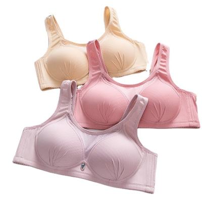 China Front Buckle Seamless Bra Push Up Bra Xxxl Ladies Support Breathable Sexy Lace Women Bra Big Size Stretchy QUICK DRY Young Girls for sale