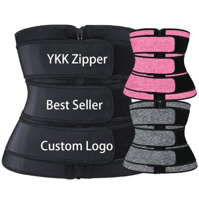 China Light in the Snow Gray Neoprene Waist Trainer Women Weight Straps Shaper NANBIN 3 for sale