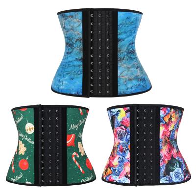 China NANBIN Waist Trainer Workout Latex Waist Cincher Viable Waist Trainer Steel Bone for sale