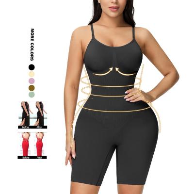 China Hot Antibacterial Plus Size Full Size Tummy Control Lightness Thigh Shaper Colombian Seamless Slimming Body For Women for sale