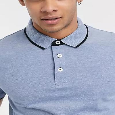 China Wholesale Anti-wrinkle Pullover For Golf Fitted Custom Lapel Casual Mens Polo Shirt for sale