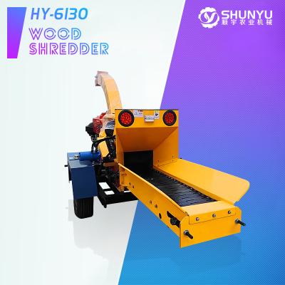 China Agriculture tractor trailed mobile wood shredder for sale for sale