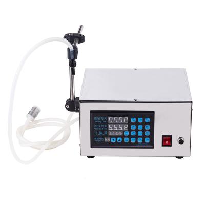 China Beverage Pump Semi Automatic Magnetic Water Bottling Mini Liquid Juce Filling Machine for sale