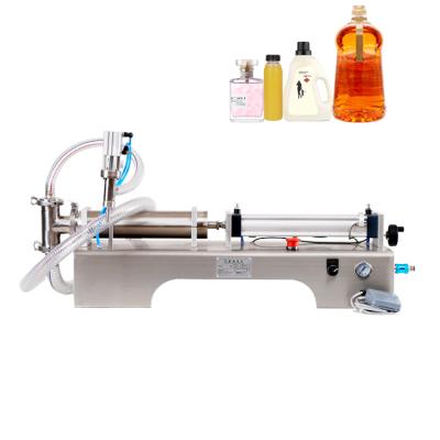 China Small Semi-automatic Horizontal Beverage Water Bottle Liquid Oil Beverage Liquid Soap Filling Machines for sale