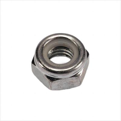 China Water Treatment Custom  Carbon Steel Zinc Plated Lock Nut stainless steel lock nuts for sale