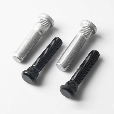 China Steel Custom machining carbon steel car truck wheel studs wheel hub bolts dacromet for sale