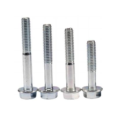 China Stainless steel Half Threaded Carbon Steel stainless steel Hex Flange Bolts for sale