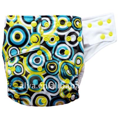 China ALVA Good Sunny Baby Colorful Printed Double Row Snaps Baby Cloth Diaper for sale