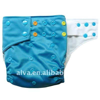 China ALVA Good Sunny Baby Colorful Printed Double Row Snaps Baby Cloth Diaper for sale