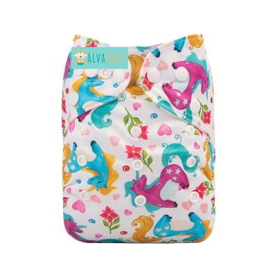 China Printed Diaper from ALVABABY Alva Exclusive Reusable Wholesale Cloth for sale