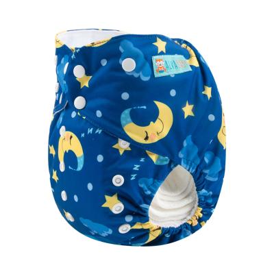 China ALVABABY Printed Cute Large Size Printed Modern Cloth Diaper Reusable Diapers for sale