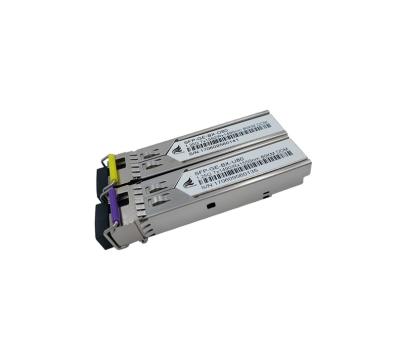 China SM BIDI 1.25G LC Single Fiber Optic SM BIDI 20km~120km DDM SFP Transceiver for sale