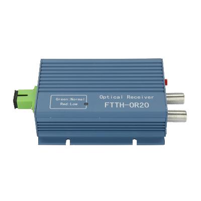 China FTTH SC/APC CATV FTTH Optical Receiver Terminal for sale