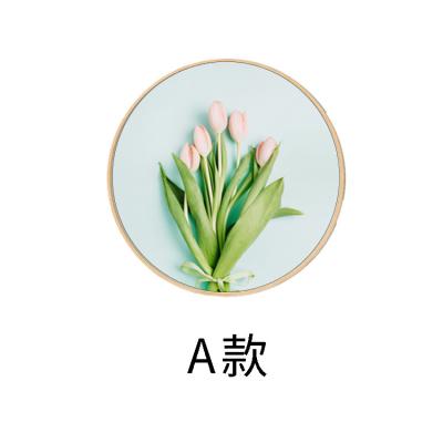 China Waterproof+ECO-Friendly+High Definition Small Living Room Modern Restaurant Decoration Painting Bedroom Background Wall Fresh Round Corridor Wall Painting for sale