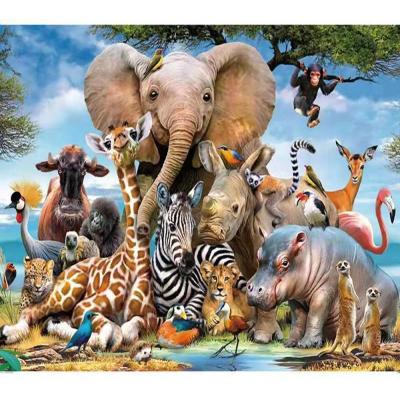 China Wholesale Pastoral Animal Digital Oil Painting DIY Manual Painting for sale