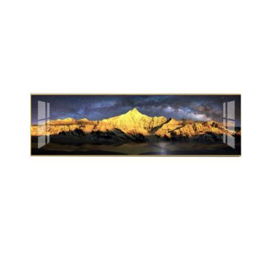 China CLASSIC Modern Painting Bedroom Bedside Decoration Landscape Mountain Snow Hanging Painting for sale