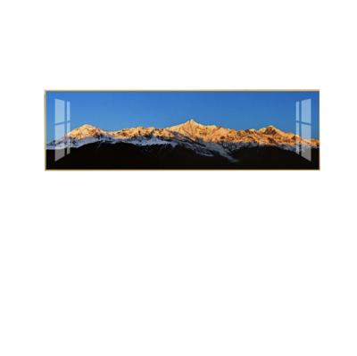 China CLASSIC modern bedroom bedside decoration painting landscape mountain snow manufacturer direct selling hanging painting for sale