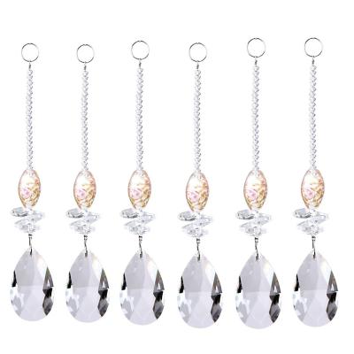 China Europe Garden Wedding Crystal Wind Chime Sun Light Catching Hanging Wind Chimes Hanging Decorative Ornaments for sale