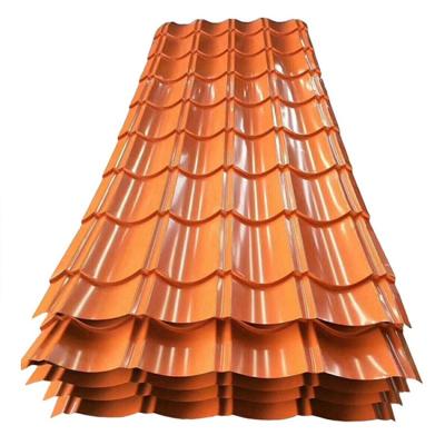 China Construction Galvalume Zinc Corrugated Color Aluminum Sheet Roofing Color PPGL Popular Plate for sale