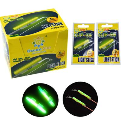 China Outdoor Activities Fishing Fishing Fluorescent Rod Glow Float Glow Stick Night Light Float In Dark Stick PESCA Fishing Accessories 25mm 37mm for sale