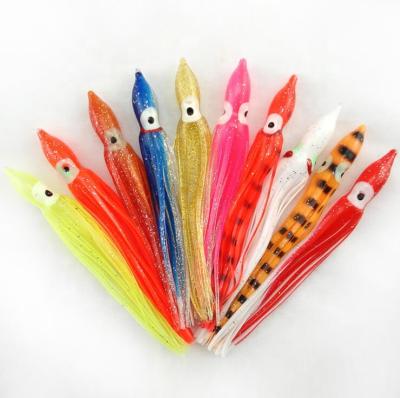 China Rubber Squid Edges Soft Fishing Lures Tuna Sailfish Baits Mix Colors O1 Octopus 5cm 9cm 11cm for sale