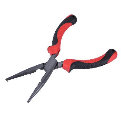 China MULTI FUNCTIONAL Lip Fishing Pliers Drop Forged Fishing Pliers With Ring Opener Fishing Tools for sale