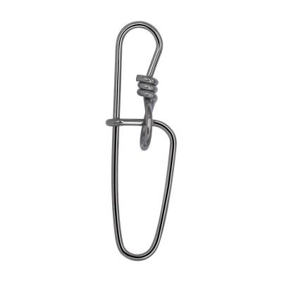 China Fishing Tackle Double Insurance Inside Lock Break Stainless Steel Swivel Safety Connector Fishing Hook for sale