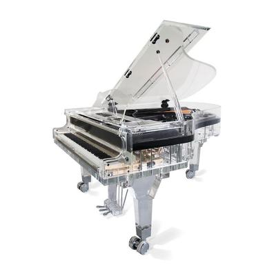 China Hot Sale Mechanical Acrylic Crystal Piano Music Wedding Favor for sale