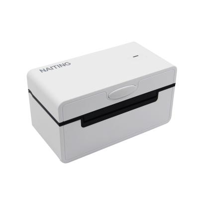 China Naiting Black And White Shipping Label Printer Direct Thermal Sticker Printer for sale