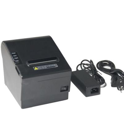 China Cut USB 80mm Automatic Black And White Thermal Bill Receipt Printer For Restaurant for sale