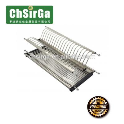 China Standable Buffet Wire Frame Storage Dish Racks And Holders for sale