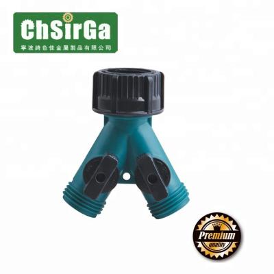 China Plastic Garden Plastic Clipped , Inlet Hose Y Way Splitters , Swivel Coupling for sale