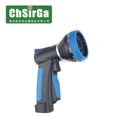 China Soft Plastic Multi Handle Garden Water Gun Pattern Spray Nozzle , Water Hose Spray Nozzles for sale