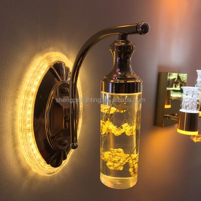 China modern indoor 24w led wall lamp acrylic fancy decorate wall sconce for bedroom led wall light for sale