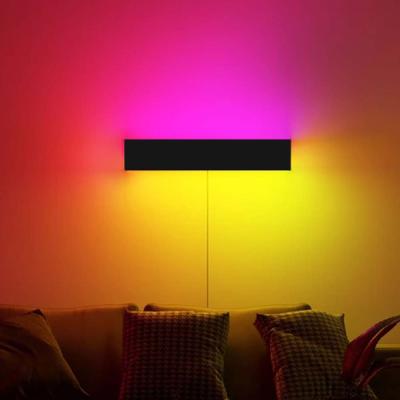 China 2021 Modern Design Indoor Lighting Led Decorative Bedroom Wall Light RGB Headboard Light For Hotel for sale